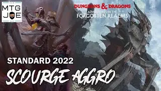 Mono Black Scourge Aggro | Forgotten Realms Standard 2022 | MTG Arena Gameplay