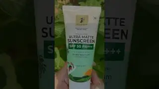 Squalane ultra matte sunscreen review *NON SPONSORED* #shorts #pilgrim #sunscreen