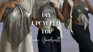 DIY Upcycled GoodWill Top and Capris! | @jeaneveguilly