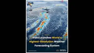 India launches world's highest resolution weather forecasting system #indianweatherupdates #forecast