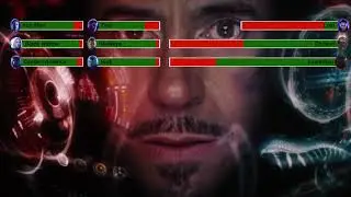 The Avengers Final Battle with healthbars 5/6 (Edited By @GabrielD2002)