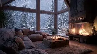 The Fire Didn’t Speak, the Wind Did | Slow Winter Music to Fall Asleep 🔥🌬️