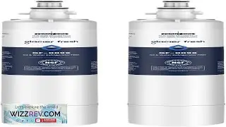 GLACIER FRESH Replacement for RPWFE RPWF (Built in CHIP) Refrigerator Water Filter
