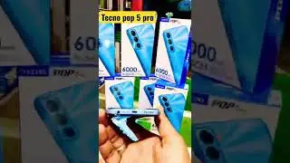 Tecno Pop 5 pro,HD display,6000 mah big battery 🔋,3/32,8mp cameras 🎥,front 5 mp