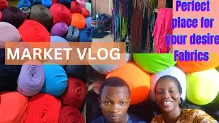 MARKET VLOG: Best wholesale fabric market/You need this if you are starting clothe line buisness.
