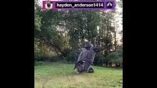 Side by side front flip crash🙀
