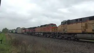 CP 141 with a variety of motive power in Cone, MI