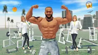 Franklin become a Powerful BODYBUILDER in Indian bike driving 3D game🥵 @heligamer