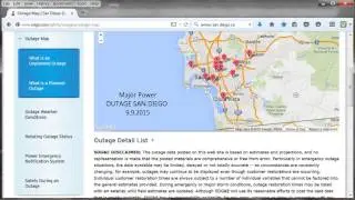 sdge Power Outtage 9.9.2015