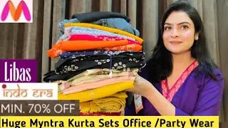 Myntra haul / Myntra kurta set haul / Myntra Office/Party Wear kurta set haul #myntra