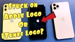 iPhone 11 завис на логотипе Apple или iTunes &mdash; РЕШЕНИЕ! (Решение за 1 минуту)