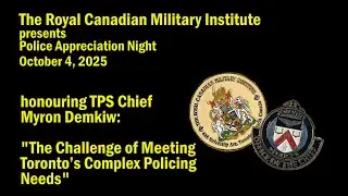 Police Appreciation Night October 4/25 wirh TPS Chief Myron Demkiw