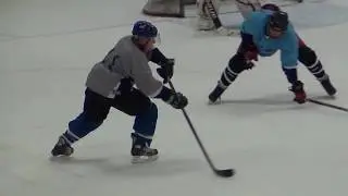 TGH Iceplex Over 50 Hockey Winter 2020 Week 3: Blue Bombers vs. Grey Wolves Highlights (1-19-2020)