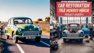 ASMR Car Restoration | 1968 Morris Minor #morrisminor #car #restoration #modified