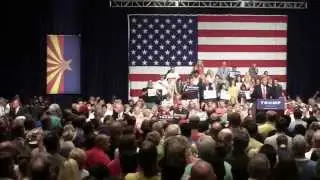 Donald Trump visits Phoenix Arizona Protesters disrupt convention