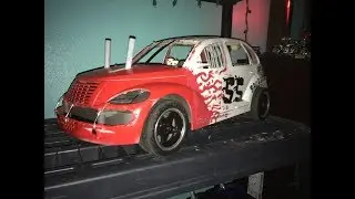 New Bright RC Brushless Conversion: PT Cruiser Demolition Derby Car