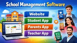 How to make school management app in android studio | Create a school management system software