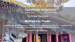 [OFW19] Customized OpenFOAM Lagrangian Solver for Super heated Spray Evaporation   Comparison...
