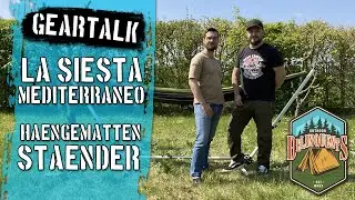 Geartalk: @lasiestatv  Mediterráneo - Hängemattenständer Review - Outdoor Delinquents
