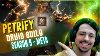BUILD DRUID PETRIFY - SEASON 9 META - DIABLO 4 - HITTING TRILLION DAMAGE