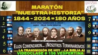 LA BIBLIA AL D&Iacute;A VIDEO 156 CDH: MARAT&Oacute;N 180 A&Ntilde;OS CON&Eacute;CTADOS A JES&Uacute;S &iquest;C&Oacute;MO SE LOGR&Oacute;? MCAJ-THISU