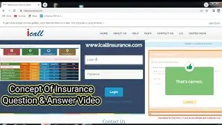 I Call Insurance : Concept Of Insurance Question & Answer Video।। Go Digit General Insurance