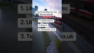 free visa sponsorship jobs in UK | how to get a job with visa sponsorship in UK