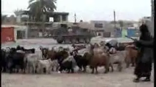 American Solidiers Patrolling Baghdad