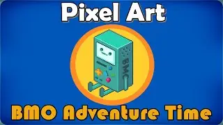 BMO ADVENTURE TIME - Pixel Art - Speed Art