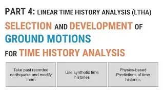 Part 4 - Selection and Development of Ground Motions for Time History Analysis of Structures