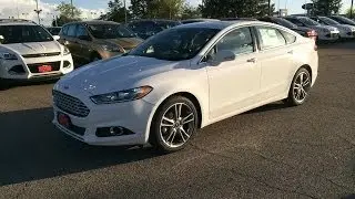 2014 Ford Fusion Titanium AWD (Start Up, In Depth Tour, and Review)