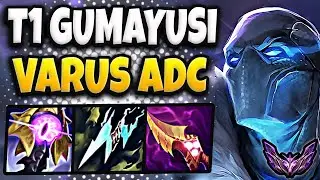 T1 Gumayusi Varus vs Aphelios [ ADC ] Lol Korea Master Patch 13.12 ✅