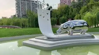 Ilya Chavchavadze Avenue and Mziuri Park. ილია ჭავჭავაძის გამზირი და მზიურის პარკი. Парк Мзиури.