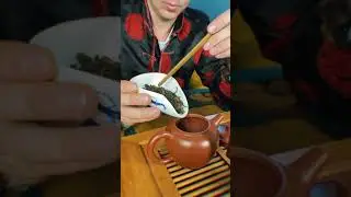 Китайский чай Шу Пуэр Баньчжан Цзинь Я #shorts