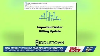 Middletown utility bills won't include estimated charges after cybersecurity incident