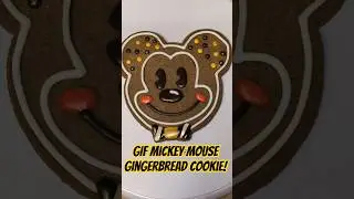 GIF Mickey Mouse Gingerbread! #cookies #gingerbread #mickeymouse #gingerbreadcookies