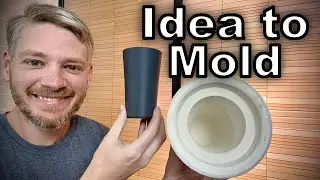 Idea to Sketch to 3D Print to Plaster Mold