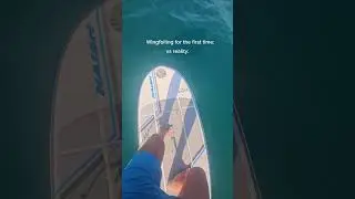 The reality of learning Wingfoiling!😱👆