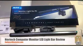 Novtech Computer Monitor LED Light Bar Review