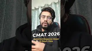 CMAT 2026 Response Sheet & Result Expected Date! 📌