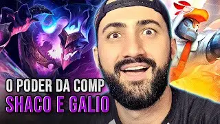 O PODER DA COMP DE SHACO E GALIO! KKKK