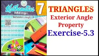 7th || Triangles || Ex - 5.3