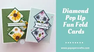 How To Make a Diamond Pop Up Fun Fold Card