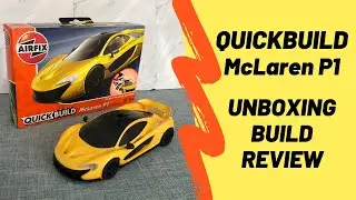 Airfix QuickBuild - McLaren P1 - Unboxing & Build - Kit Model - Great for Kids & Young Modellers