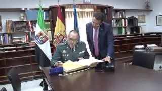 Visita del general de brigada Ramón Rueda Ratón, 25 de julio de 2014