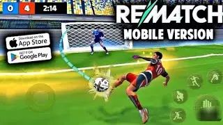 This game Just looked like Rematch ⚽New Gameplay 