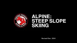 Alpine Steep Slope Skiing