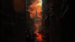 Post-Apocalyptic Wasteland Inferno 4 | AI Nightmare Art  #nightmare #nightmareart #ai