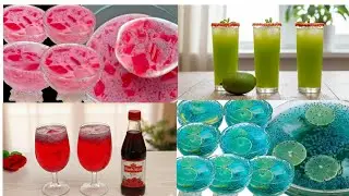4 Easy Ramzan Special Drinks|Summer special Drink|How to make Rooh Afza Sharbat|Healthy Drinks