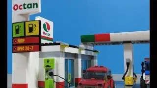 Lego service station speed build and review Lego 60132
